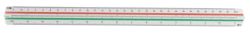 Office Depot Plastic Triangular Scale Ruler 100 500
