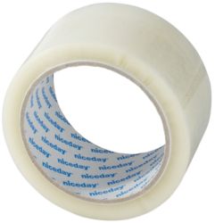 Niceday Economy Packaging Tape Clear 50mm x 66m 36 Rolls Per Pack