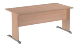 RS to go RS to Go Straight Desk Metal Leg 1200mm Beech 