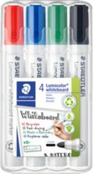 Staedtler Lumocolor Whiteboard Markers Bullet Assorted Pk 4