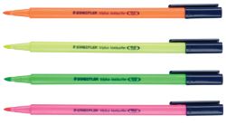 Staedtler Assorted Wallet 4 Neon Highlighters 