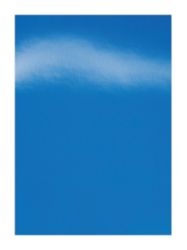 GBC A4 HiGloss Binding Covers Blue 250gsm 100 Per Pack