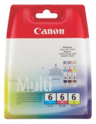 Canon BCI 6 Colour Inkjet Cartridge Multipack