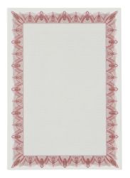Certificates 90gsm Red Classic A4 25 Sheets Per Pack