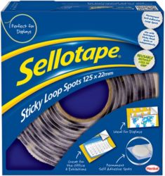 Sellotape 125 22mm Loop Spots 