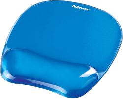 Fellowes Gel Crystals Blue Mouse Pad 