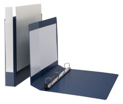 Leitz Softclick Presentation 4 Ring Binder Blue A4 30mm