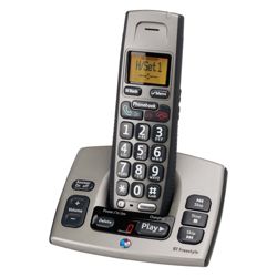 BT Freestyle 750 Single DECT Cordless Telephone Titanium Grey