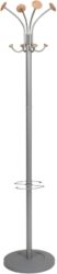 Alba Coat Stand Viena 4 Double Pegs Silver 1790H