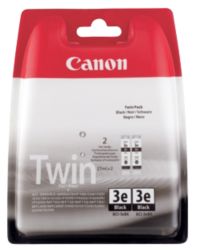 Canon BCI3EBK Black Printer Ink Cartridge Twin Pack