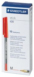 Staedtler Stick Pen Medium Tip Red