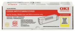 Oki 43324421 Yellow Laser Toner Cartridge