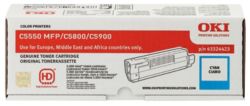 Oki 43324423 Cyan Laser Toner Cartridge