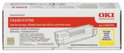 Oki 43381905 Yellow Laser Toner Cartridge