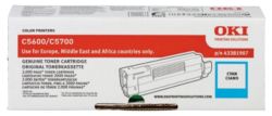 Oki 43381907 Cyan Laser Toner Cartridge