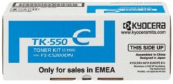 Kyocera TK 550C Cyan Laser Toner Cartridge