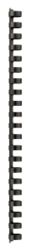 GBC Combbind A4 Plastic Binding Comb Black 21 Ring 145 Sheet Capacity 16mm 100 Per Pack
