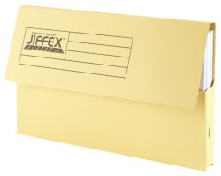 Acco Eastlight Slimpick Wallets 285gsm Yellow 50 Per Pack