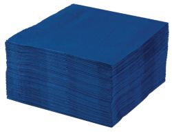 Disposable Napkins Blue Pk 100