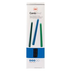 GBC Combbind A4 Plastic Binding Comb Black 21 Ring 45 Sheet Capacity 8mm 100 Per Pack