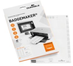 Durable Badgemaker Inserts 60 x 90mm Pack of 160