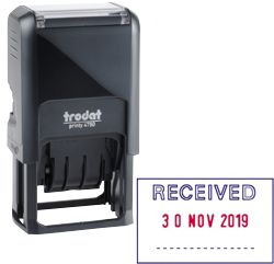 Trodat Printy Received Dater Stamp 