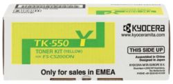 Kyocera TK 550Y Yellow Laser Toner Cartridge