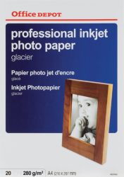 Office Depot Professional Inkjet Photo Paper Glacier A4 280gsm