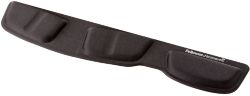 Fellowes Microban Health V Memory Foam Black Wrist Rest 