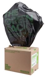 The Green Sack Light Duty Refuse Sack Black 737W x 838Lmm 100 Per Box