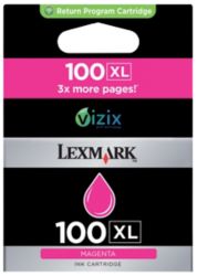 Lexmark 100XL Original Magenta Printer Ink Cartridge 14N1070E