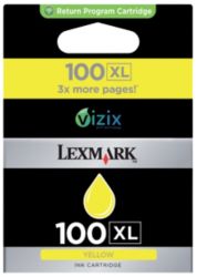 Lexmark 100XL Yellow Printer Ink Cartridge 14N1071E