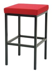 GGI Sterling H Frame Stool Burgundy Fabric