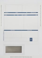 Sage Compatible 1 Part Self Seal Payslip Mailer Laser Inkjet 1000 per box