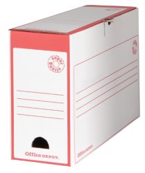 Office Depot Super Strong Easy Assembly Transfer File Red Pack of 10
