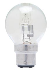 Halogen Golf Ball Bulb Clear 18W Bayonet Cap