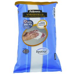 Fellowes Hand Protection Wipes pack of 40