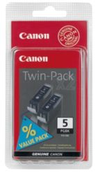 Canon PGI 5BK Black Ink Cartridge Twin Pack