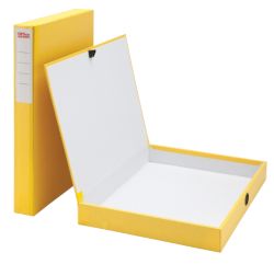Office Depot Coloured Box Files Slimline Yellow