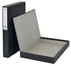 Office Depot Coloured Box Files Slimline Black