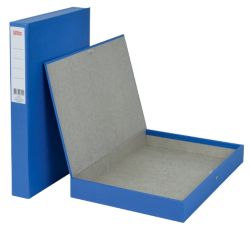 Office Depot Coloured Box Files Slimline Blue