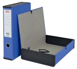 Office Depot Pvc Box File Foolscap Blue