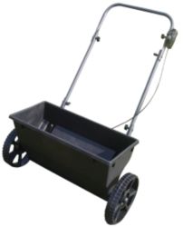 Salt drop spreading machine