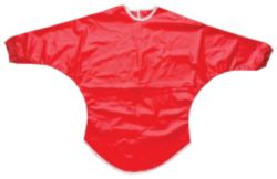 PVC Smock Apron With Sleeves 66cm Red