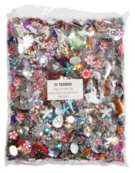 Acrylic Jewels Assorted 454g Per Pack