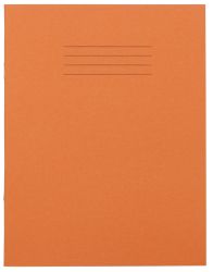 7mm Squared 226 x 178mm 80 Page Exercise Books Orange 100 Per Box 
