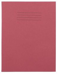 5mm Squared 226 x 178mm 80 Page Exercise Books Red 100 per Box 