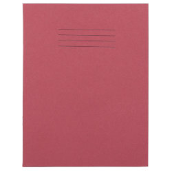 5mm Squared 226 x 178mm 80 Page Exercise Books Red 100 per Box 