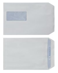 Office Depot 100 Recycled White Pocket C5 162 x 229mm Self Seal 90gsm Window 500 per box