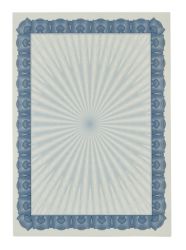Certificates 90gsm Majestic Blue A4 25 Sheets Per Pack